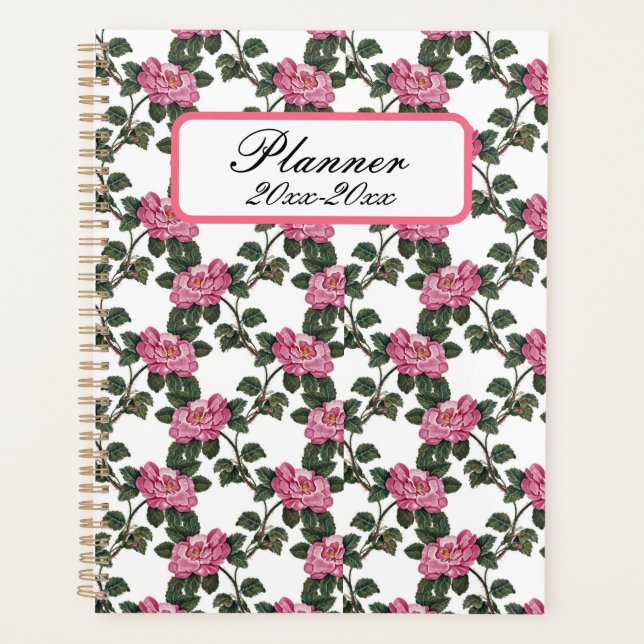 Pink Roses Planner (Front)