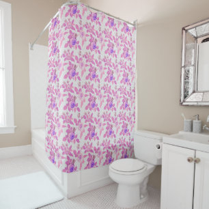 Pink Roses Shower Curtain