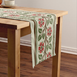 Pink Roses Table Runner