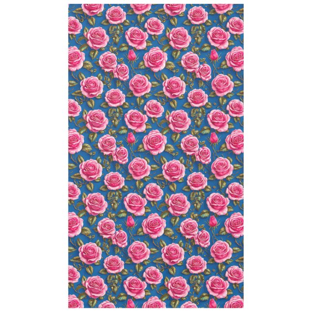 Pink roses tablecloth (Front)