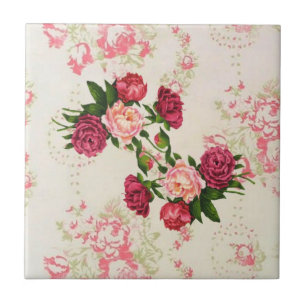 Pink Roses Tile