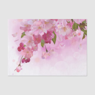 Pink Roses Tissue Paper