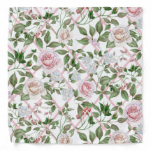 Pink Roses - Vintage Watercolor Floral
