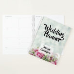 Pink Roses Wedding Planner<br><div class="desc">This beautiful planner will help you organise your wedding plans. Designed as a part of our Pink Roses Wedding Suite,  it features a bouquet of pink roses on a pale blue background and coordinates with the rest of the collection. A must have for any bride to be!</div>
