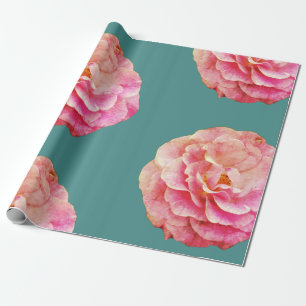 Pink roses Wrapping Paper