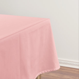 Pink Rosette Solid Colour Pastel Print Tablecloth