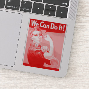 Pink Rosie the Riveter