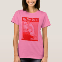 Pink Rosie the Riveter "We Can Do It!"