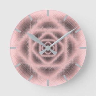 PINK ROUND CLOCK