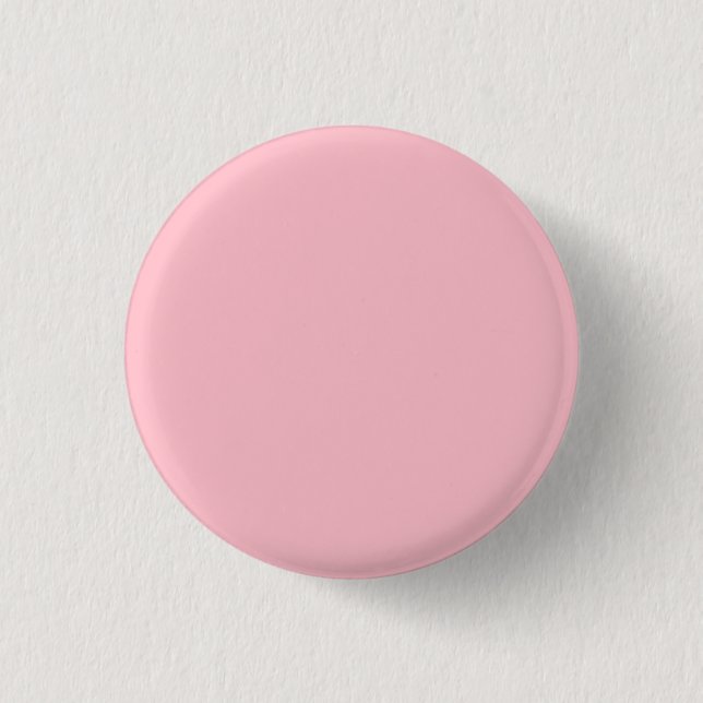 Pink Round Pin-back Button (Front)