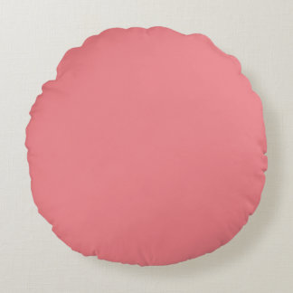 Pink Round Throw Pillow (16")