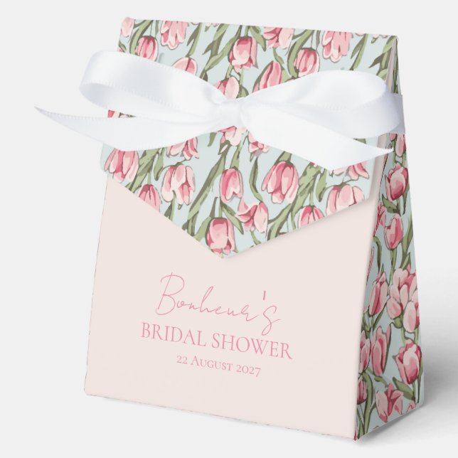 Pink Row Serenity Favour Box (Front)