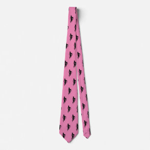 Pink Rugby Tie