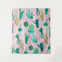Pink Rustic Southwestern Cacti Cactus Plants