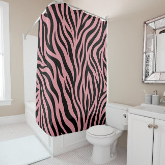 Pink Safari Shower Curtain