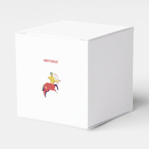 Pink Sagittarius, zodiac, star sign Favour Box