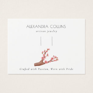 Pink Sakura Blossoms Hairclip Barrette Display