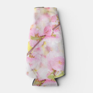 Pink sakura flowers - Japanese cherry blossom Bottle Cooler