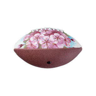Pink Sakura Ice Cream Waffle Cone Football