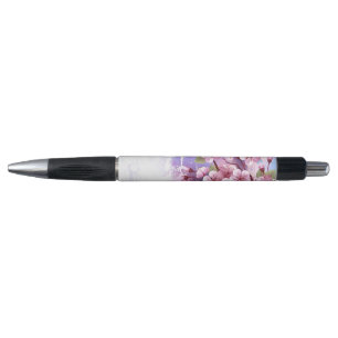 Pink Sakura on Painting Background