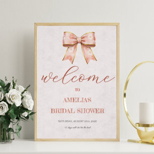 Pink Sakura Ribbon – Japanese-Inspired Poster