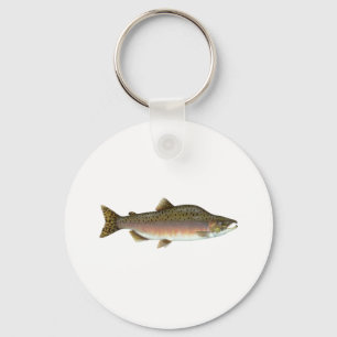 Pink Salmon Key Ring