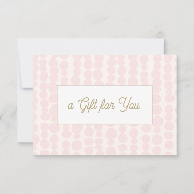 Pink Salon Spa Gift Certificate (Front)