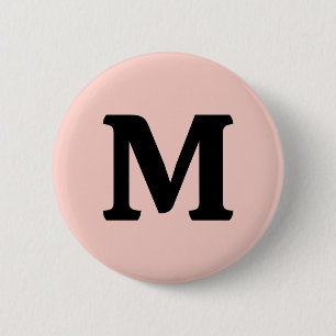 Pink Salt Solid Color 6 Cm Round Badge