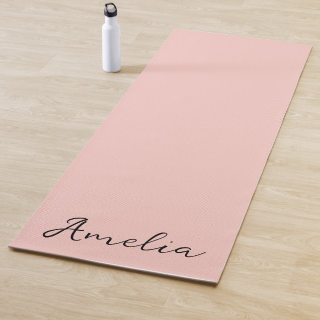 Pink Salt Solid Colour  Yoga Mat (In Situ)