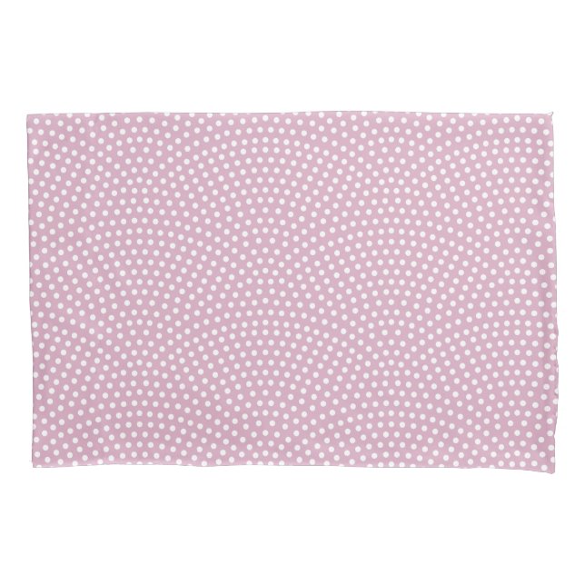 Pink Same Komon (large scale) Pillowcase (Front-Left)