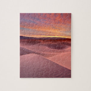 Pink sand dunes, Death Valley, CA Jigsaw Puzzle