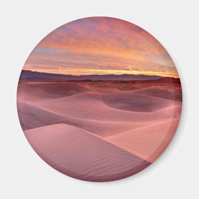 Pink sand dunes, Death Valley, CA Magnet (Front)