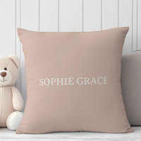 Pink Sandstone Typography Baby Shower