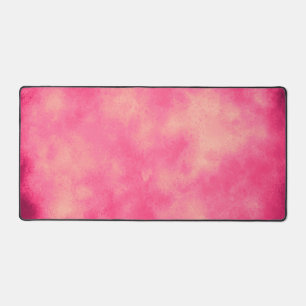 Pink Sandstorm Clouds  Desk Mat
