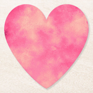 Pink Sandstorm Paper Coaster