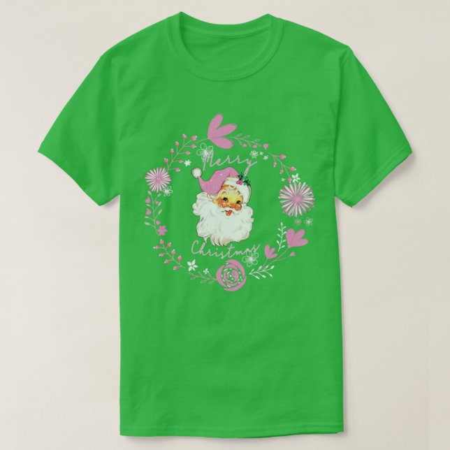 Pink Santa2 T-Shirt (Design Front)