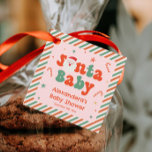 Pink Santa Baby Christmas Baby Shower<br><div class="desc">Add a festive touch to your Santa Baby baby shower theme with our Personalised Pink Santa Baby Christmas Baby Shower Favour Tags. Perfect for Christmas baby shower celebrations, these charming tags offer a sweet way to thank your guests. Ideal for Christmas themed baby shower ideas, they bring a joyful holiday...</div>