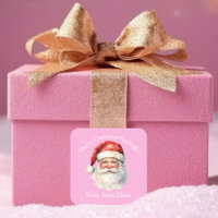 Pink Santa Claus Custom Girls Christmas Gift