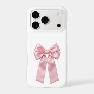 Pink Satin Bow Phone Case - Coquette Bow iPhone Ca
