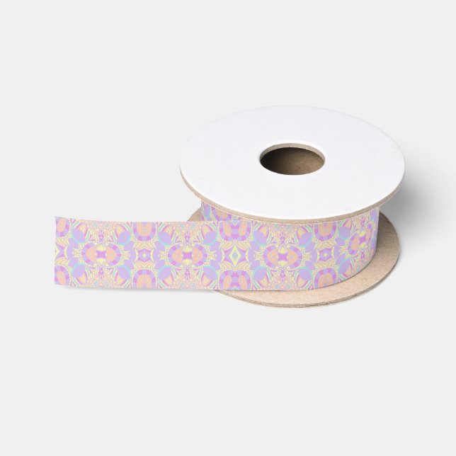 pink satin ribbon (Spool)