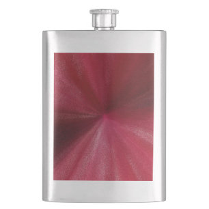 Pink Satin Sparkles Hip Flask