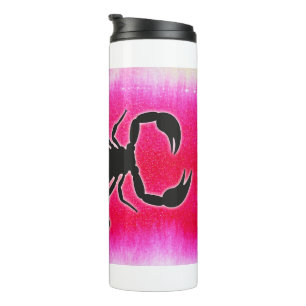 pink scorpio thermal tumbler