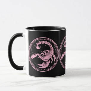 Pink Scorpion Astrology Zodiac Sign Scorpio Mug