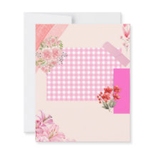 Pink scrapbook paper
