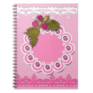 Pink scrapbooking notebook