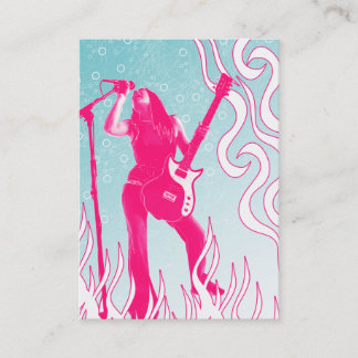 "Pink Scream" Chubby Card