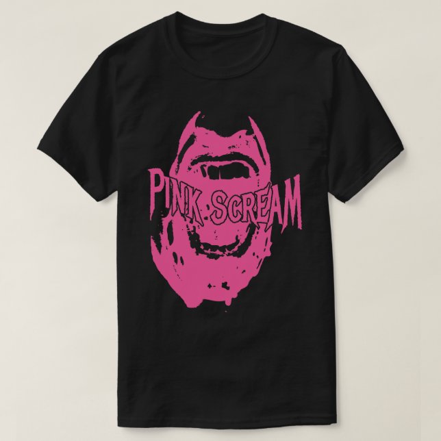 Pink scream T-Shirt (Design Front)