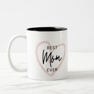 Pink Script Best Mum Ever Mug