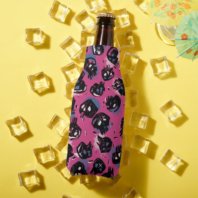 Pink scull emo Home & Living  Kitchen & Dining   Bottle Cooler (In Situ Summer)