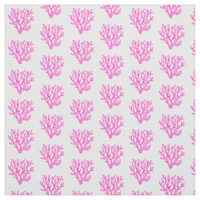 Pink sea coral  fabric (Swatch)
